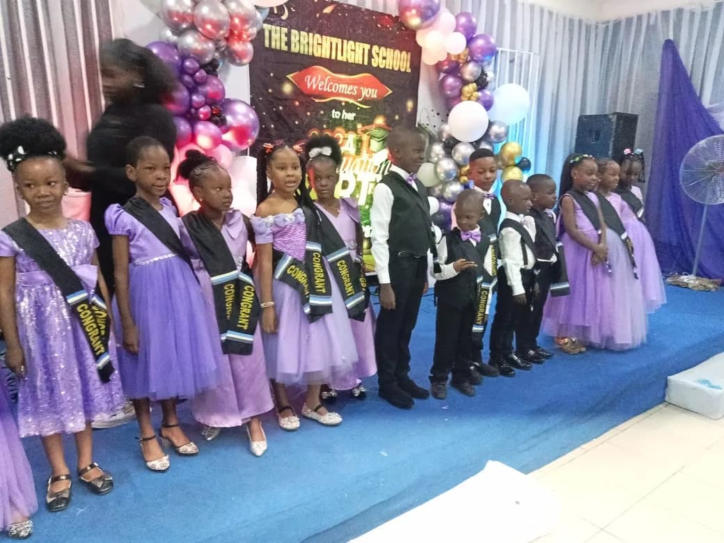 Brightlight International School pupils during a school activity