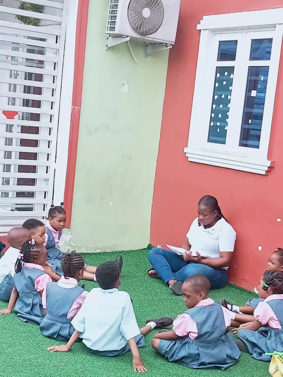 The Brightlight School pupils engaged in classroom learning